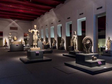 Ulusal Müze BANGOKTHAILAND-10 AĞUSTOS 2018 Tayland Ulusal Tarih Salonu 10 AĞUSTOS 2018 Tayland