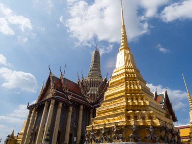 Zümrüt Buddhabangkok Tayland 'dan Wat Phra Kaew Tapınağı.
