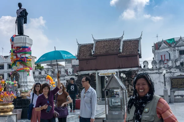 Nakhon Ratchasima Thailand Март 2018 Знаменитая Статуя Тао Суранари Памятник — стоковое фото