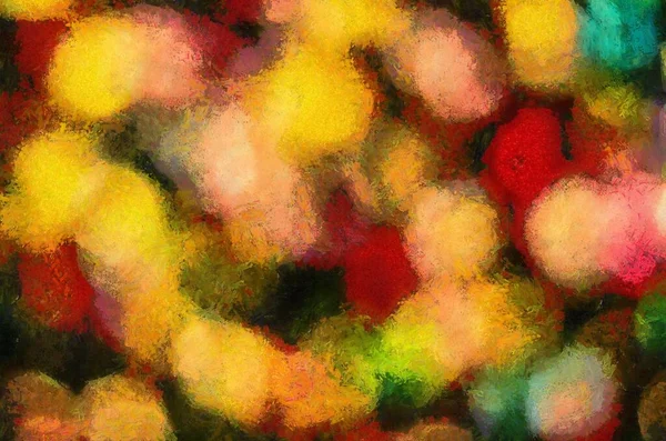 Bokeh Images Have Yellow Pink Red Other Colors Colorful Illustrations — Stock Photo, Image