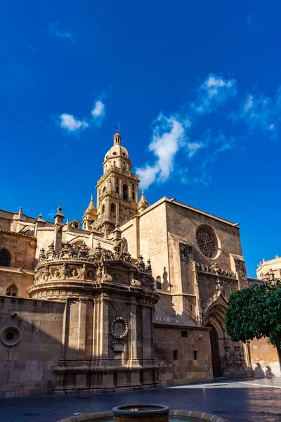 Kathedraal kerk van saint mary in murcia, Spanje. — Stockfoto