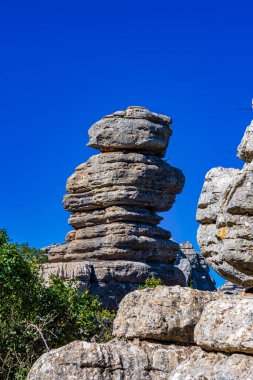 El Torcal de Antequera, Endülüs, İspanya, Antequera yakınlarında, Malaga.