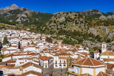 Grazalema, Cadiz eyaletinde beyaz köy, Endülüs, İspanya