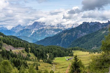Val di Fassa, Trento, Trentino Alto Adige, İtalya'nın görünümleri