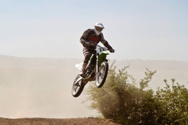 Windsberg, Almanya-29 Haziran 2019: Windsberg 'de Motocross eğitimi