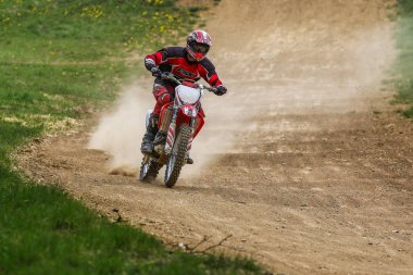 Warching, Almanya-Haziran 29, 2019: Motocross eğitim içinde Warching