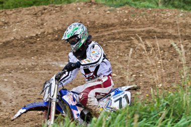 Windsberg, Almanya-29 Haziran 2019: Windsberg 'de Motocross eğitimi