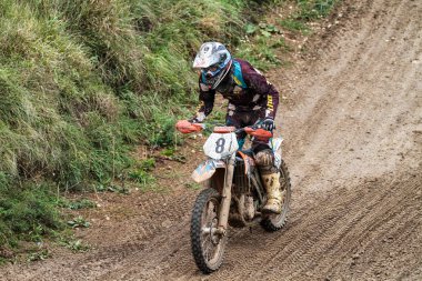Windsberg, Almanya-29 Haziran 2019: Windsberg 'de Motocross eğitimi