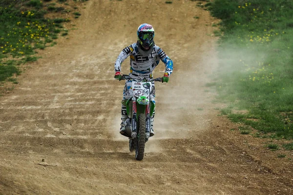 Warching, Německo-29. červen 2019: Motocross výcvik ve Warching — Stock fotografie