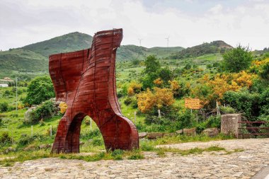 Castel di Lucio yakınlarında, Messina ili, Sicilya