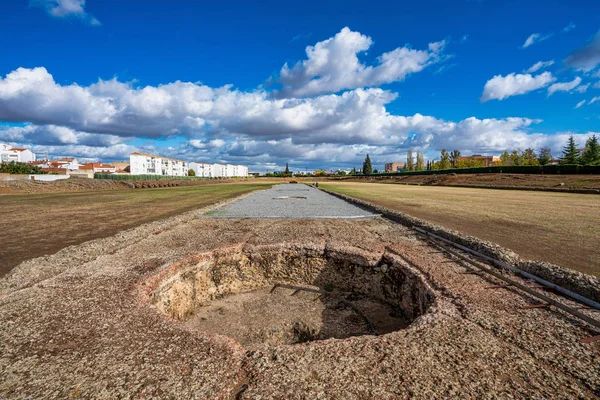 The Roman circus of Merida, Spain was modeled on the Circus Maximus in Rome