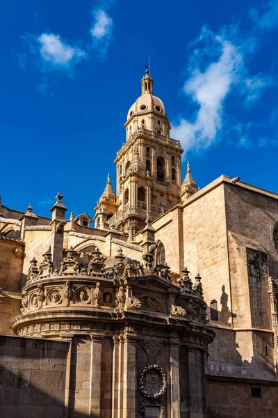 Kathedraal kerk van saint mary in murcia, Spanje. — Stockfoto