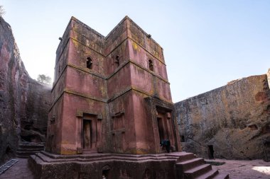 Lalibela, Etiyopya. Ünlü Rock kesme Kilisesi, Saint George - Bete Giyorgis