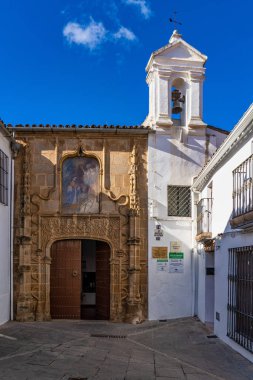 Zafra, İspanya - 06 Kasım 2019: İspanya Zafra 'daki Santiago Hastanesi