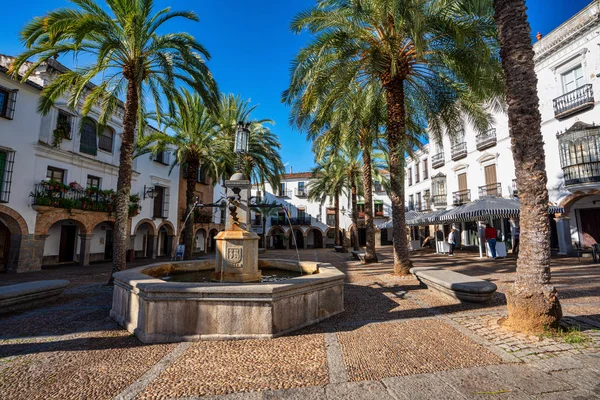 Zafra, Spain - Nov 06, 2019：Great Square, Plaza Grande in Zafra, Extremadura — 图库照片