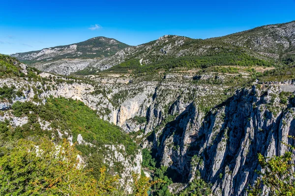 Verdonschlucht, Gorges du Verdon in den französischen Alpen, Provence, Frankreich — Stockfoto