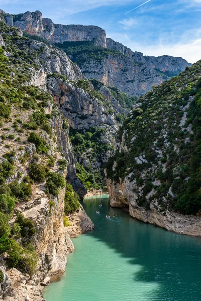 Verdon Gorge, Gorges du Verdon in French Alps, Provence, França — Fotografia de Stock