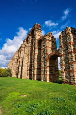 Acueducto de los Milagros, Merida 'daki Mucizevi Su Eğitimi, Extremadura, İspanya
