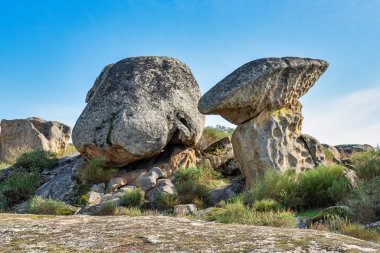 Los Barruecos Doğal Anıtı, Malpartida de Caceres, Extremadura, İspanya.
