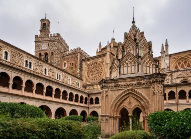 Royal Monastery of Santa Maria de Guadalupe. Caceres, Spain. clipart