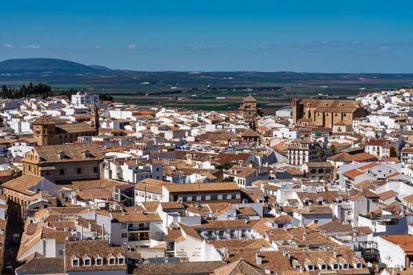 Blick auf die Stadt Antequera in Malaga, Andalusien, Spanien — Stockfoto