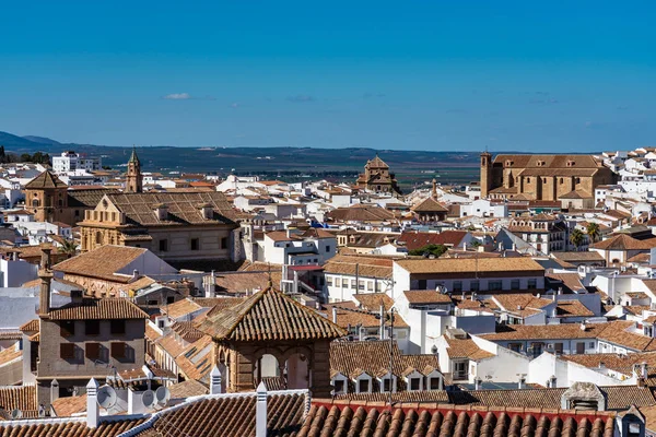 Vista de la ciudad de Antequera en Málaga, Andalucía, España —  Fotos de Stock