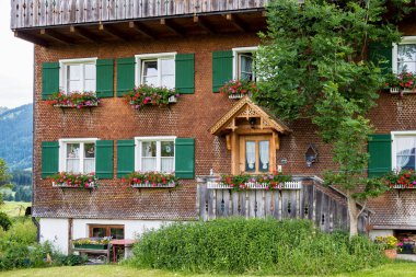 Sonthofen, Bavyera Almanya yakınlarındaki Schweineberg 'de Sonbahar İzlenimleri