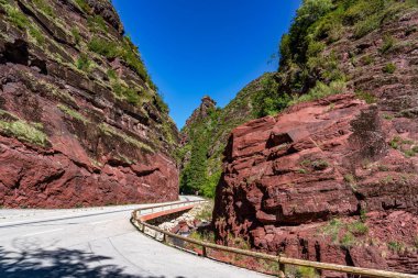 The Gorges du Cians, famous canyon in Alpes-Maritimes, France clipart