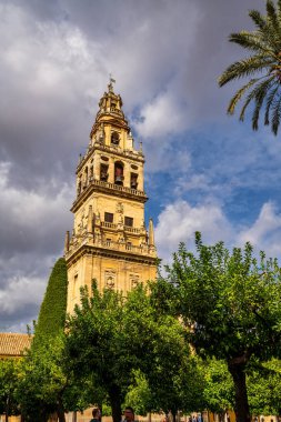 Çan Kulesi, İspanya 'nın Cordoba Camii Katedrali' ndeki Torre Campanario.