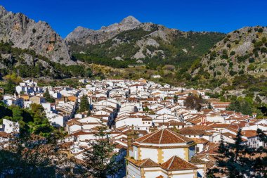 Grazalema, Cadiz ilinin beyaz köyü, Endülüs, Sp