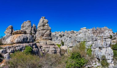 El Torcal de Antequera, Endülüs, İspanya, Antequera yakınlarında, provin