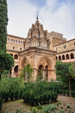 Kraliyet Manastırı santa Maria guadalupe de. Caceres, İspanya.