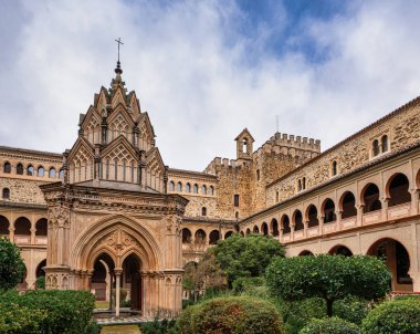 Kraliyet Manastırı santa Maria guadalupe de. Caceres, İspanya.
