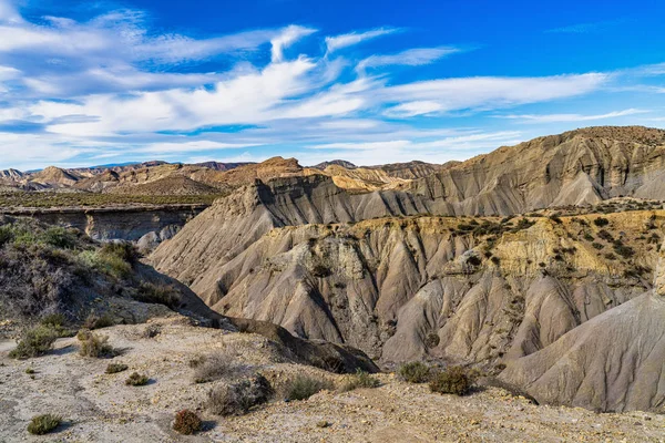 Tabernas Çölü, Almerya yakınlarındaki Desierto de Tabernas, Endülüs bölgesi, İspanya