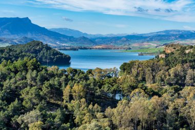 Guadalhorce Gölü, Ardales Barajı, Malaga, Endülüs, İspanya