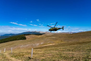 Col de Bataille, Ombleze, France. View on the plateau of Tete de la Dame.