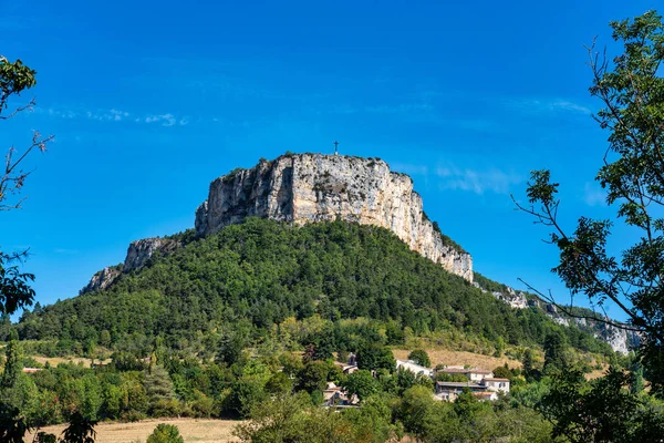Plain de Baix with Vellan rock in Vercors, French Alps, France — 스톡 사진