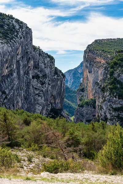 Verdonschlucht, Gorges du Verdon in den französischen Alpen, Provence, Frankreich — Stockfoto