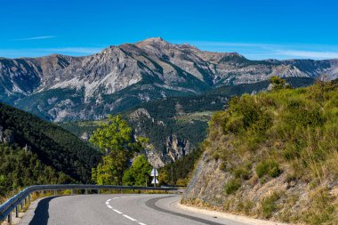 Guillaumes yakınlarındaki Mercantour Ulusal parkı Fransa 'nın güneyinde, Avrupa' da yer almaktadır.