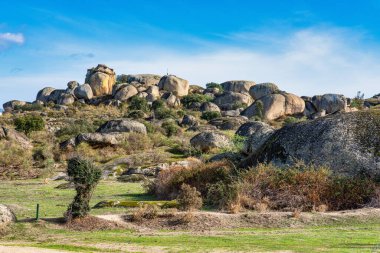 Los Barruecos Doğal Anıtı, Malpartida de Caceres, İspanya Extremadura.