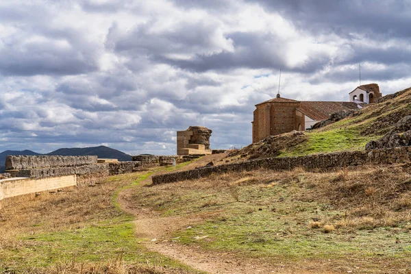 Alcazaba Reina Forteresse Mauresque Sur Village Reina Province Badajoz Estrémadure — Photo