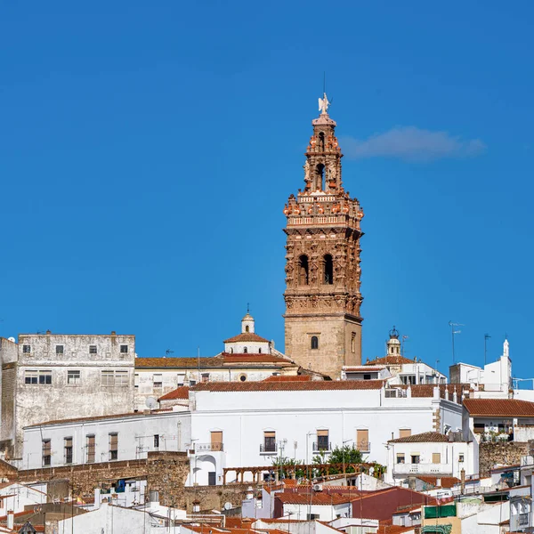 Glockenturm Von Saint Michael San Miguel Jerez Los Caballeros Provinz — Stockfoto