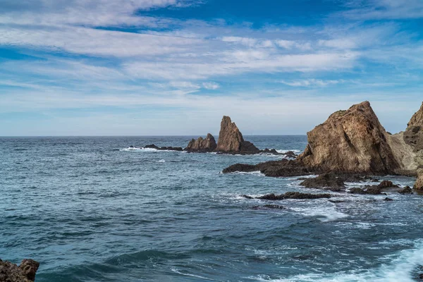 Sirenenriff Cabo Gata Nijar Park Almeria Spanien — Stockfoto