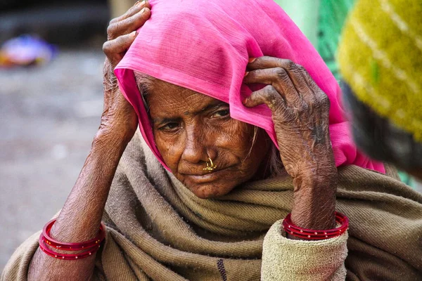 Udaipur Indien Januar 2020 Indische Rajasthanier Nationalkleidung Auf Den Straßen — Stockfoto