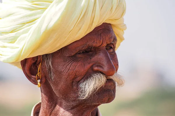 Bikaner India Diciembre 2019 Gente India Rajasthani Ropa Nacional Las — Foto de Stock