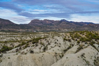 The Badlands of Abanilla and Mahoya in the Murcia region in Spain clipart
