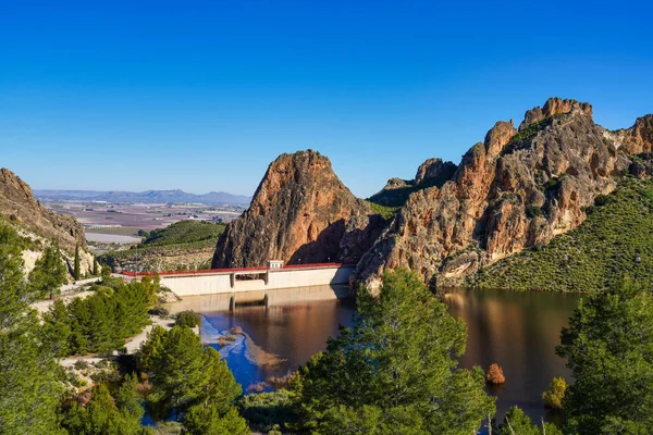 Calasparra Yakınlarındaki Carcabo Deposu Murcia Bölgesi Spanya Segura Nehri — Stok fotoğraf