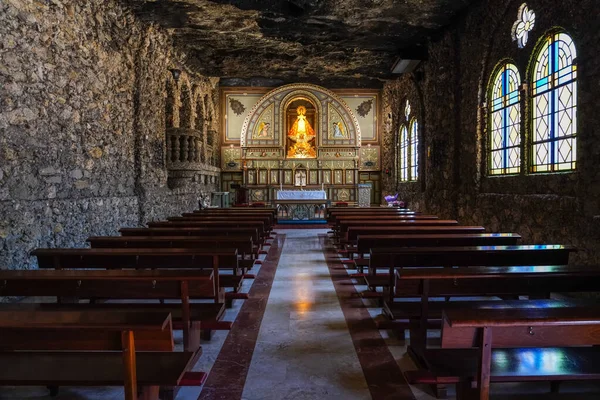 희망의 안식처의 스페인 Murcia 지역의 Calasparra Santuario Virgen Esperanza 이곳은 — 스톡 사진
