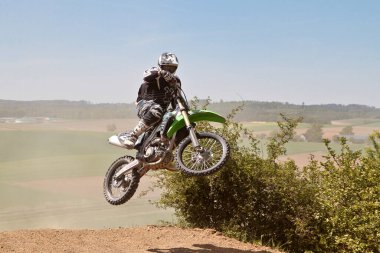 Windsberg, Almanya - 29 Haziran 2019 Motocross eğitimi Windsberg Almanya