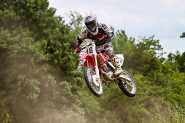 Windsberg, Almanya - 29 Haziran 2019 Motocross eğitimi Windsberg Almanya